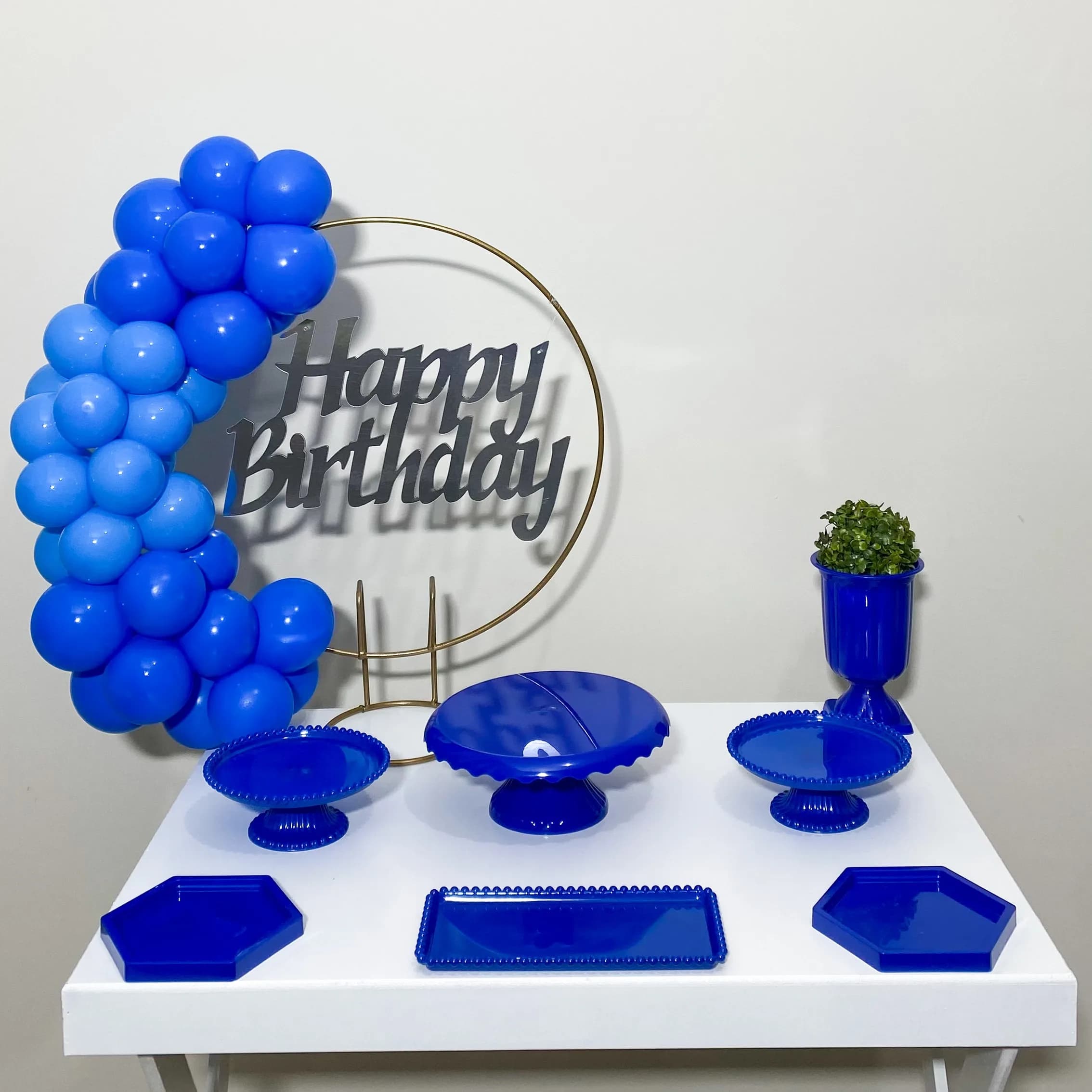 Kit Mesa - Happy Birthday Azul