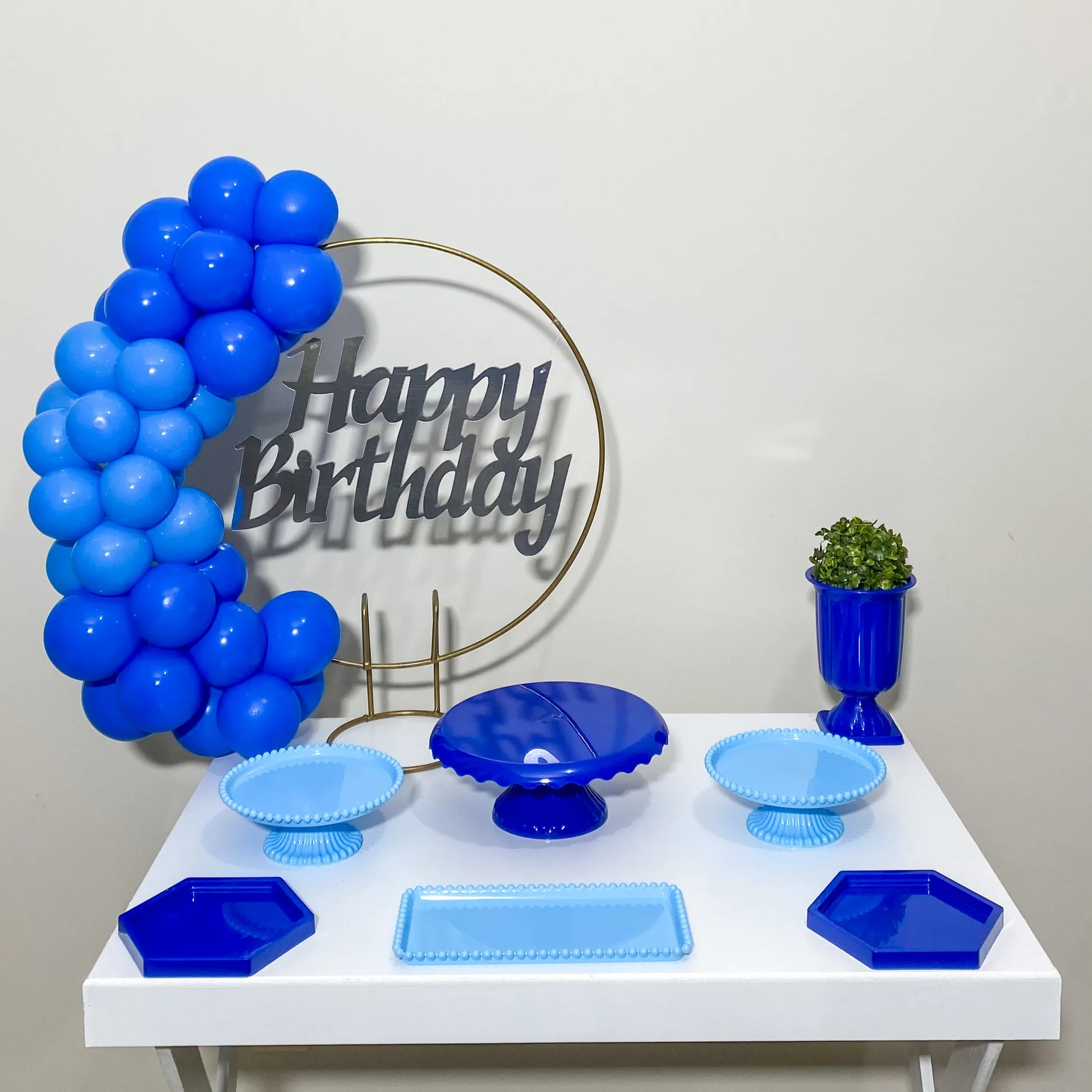 Kit Mesa - Happy Birthday Azul