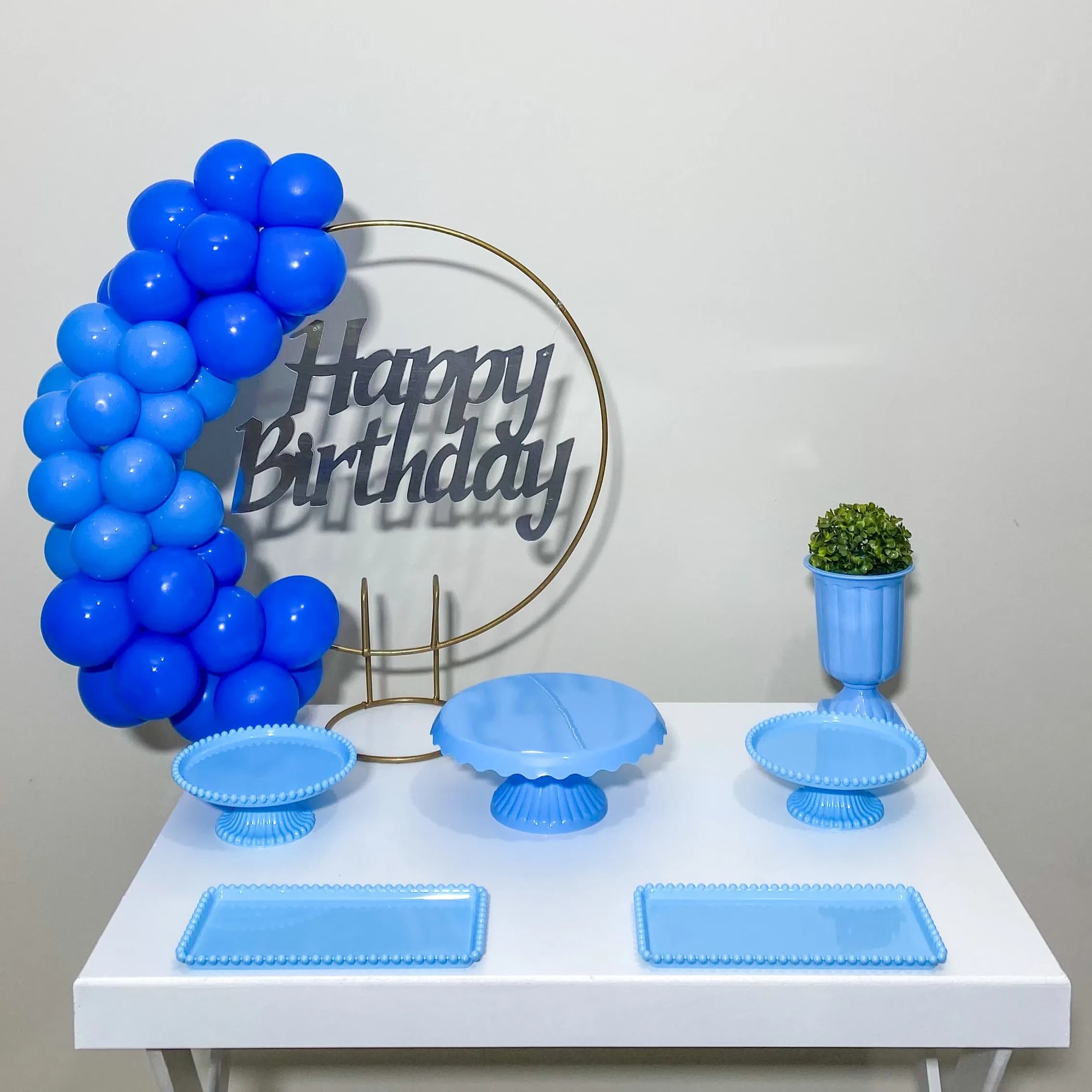 Kit Mesa - Happy Birthday Azul