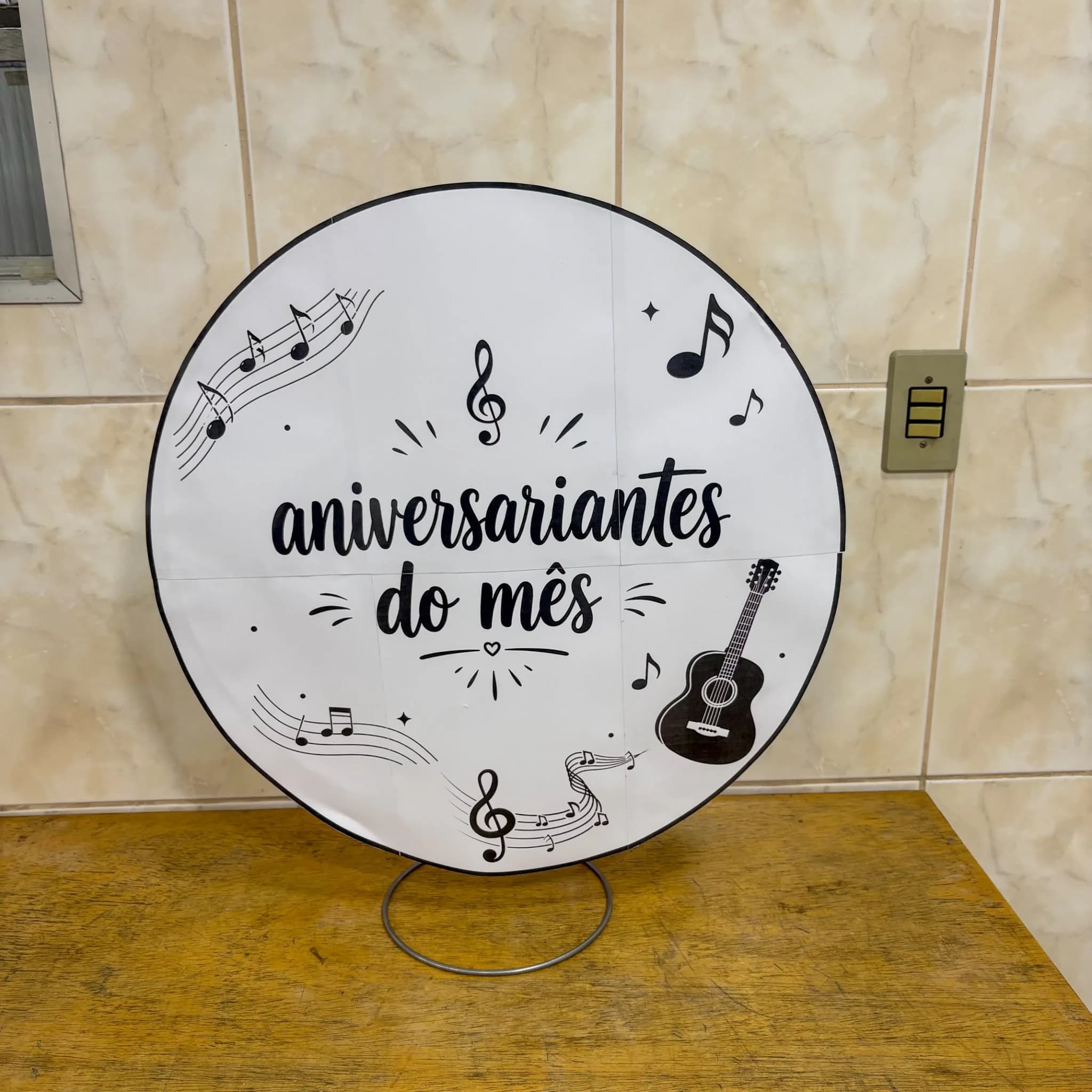 Kit Mesa - Personalizado Aniversariantes do mês