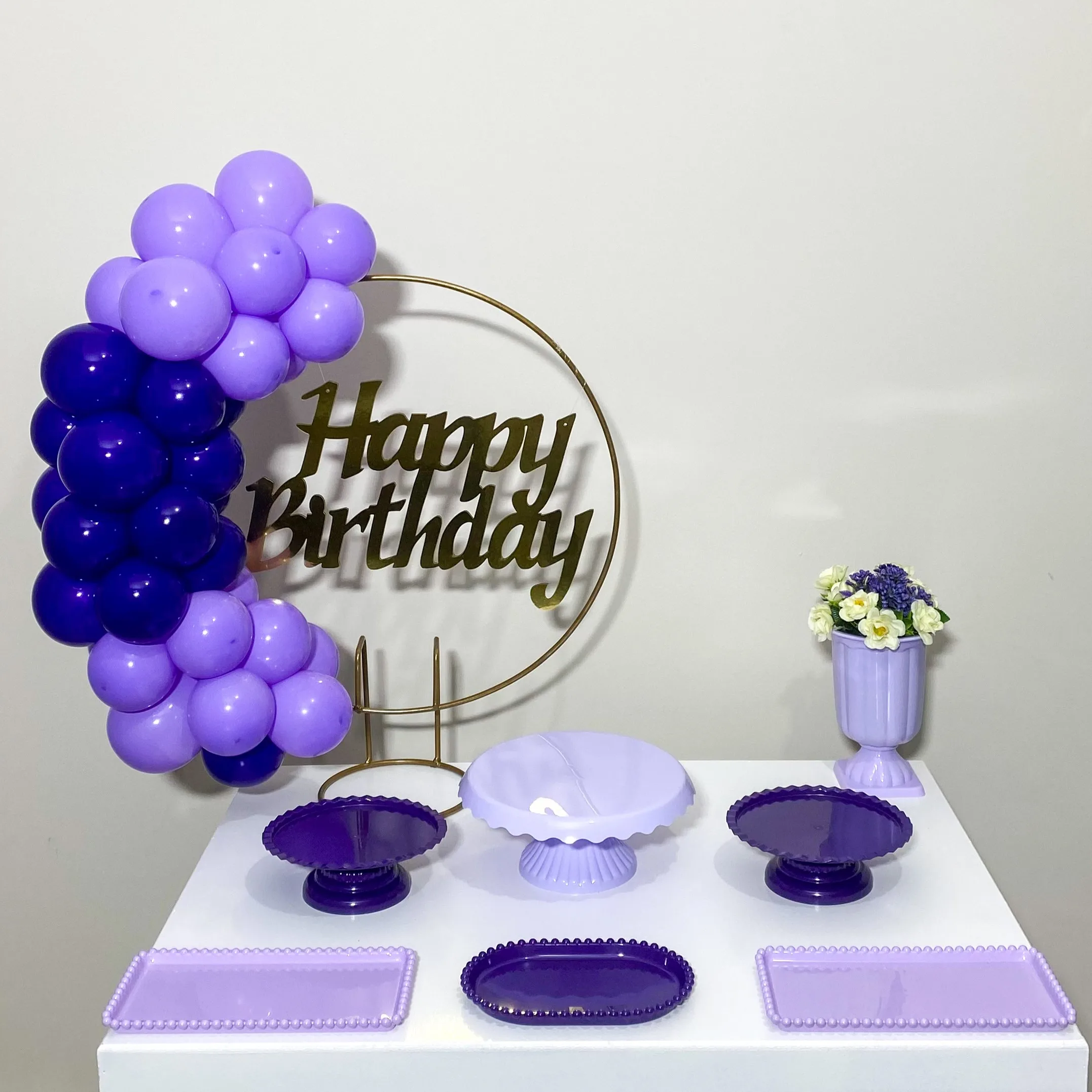 Kit Mesa - Roxo e Lilás