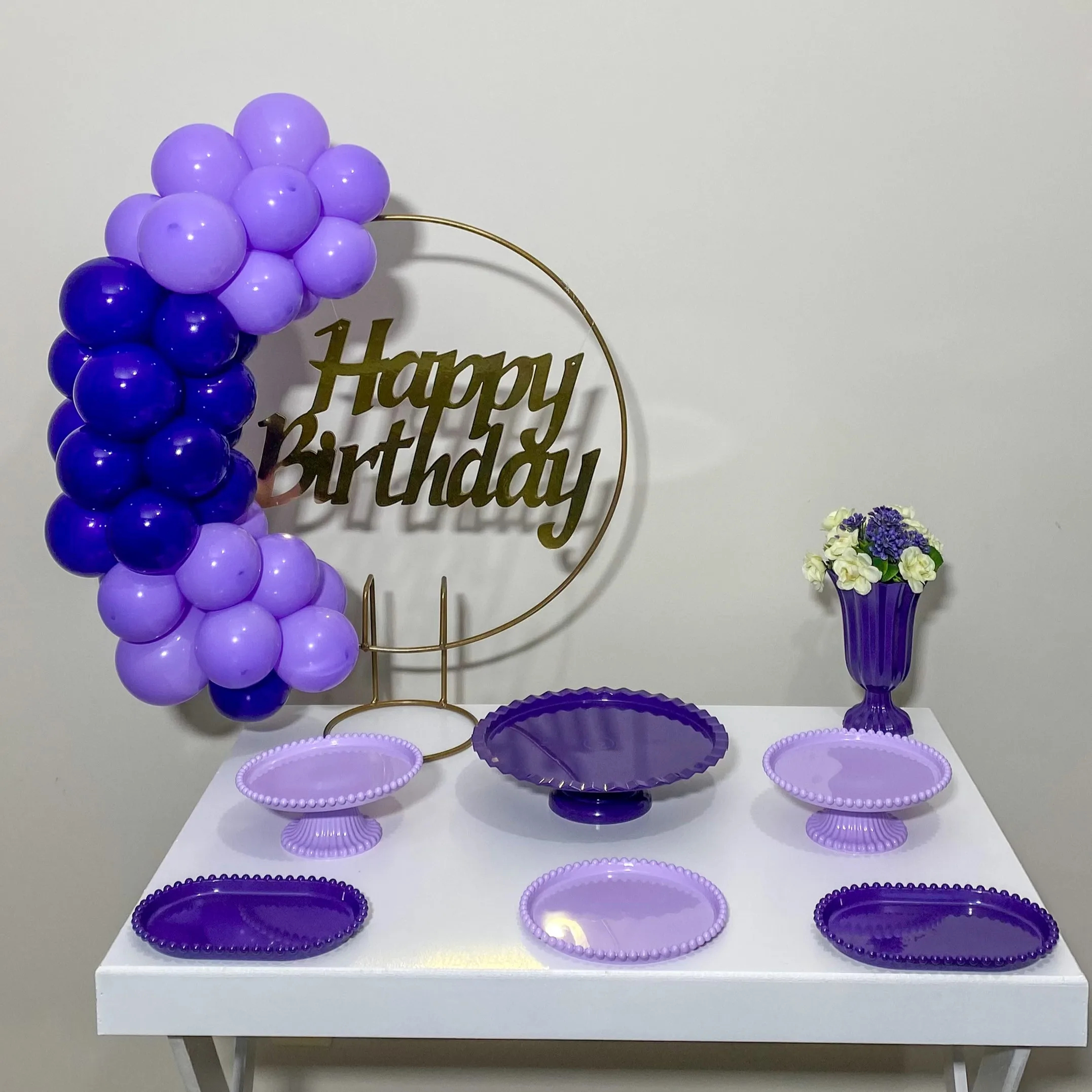 Kit Mesa - Roxo e Lilás