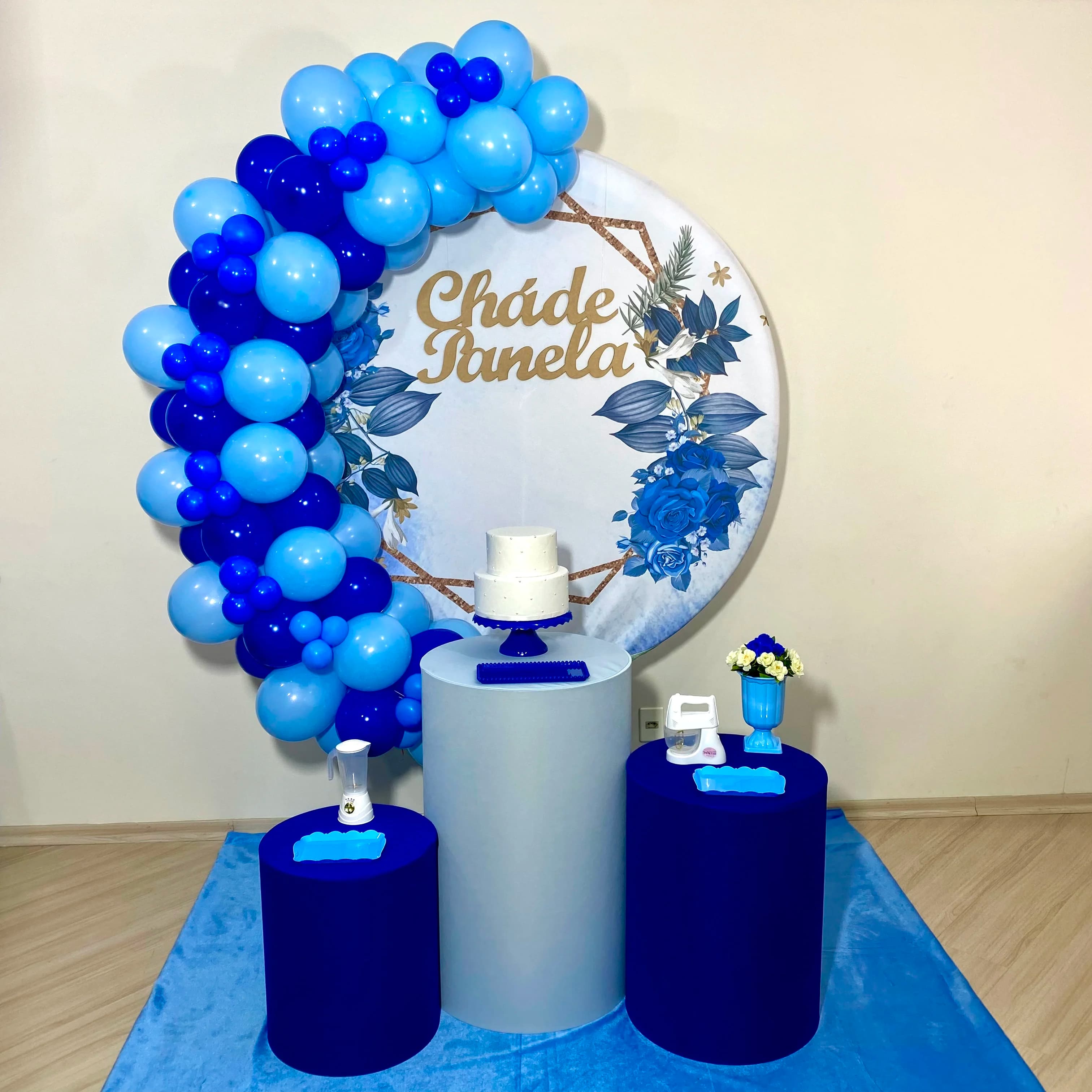 Kit Chá de Panela Azul